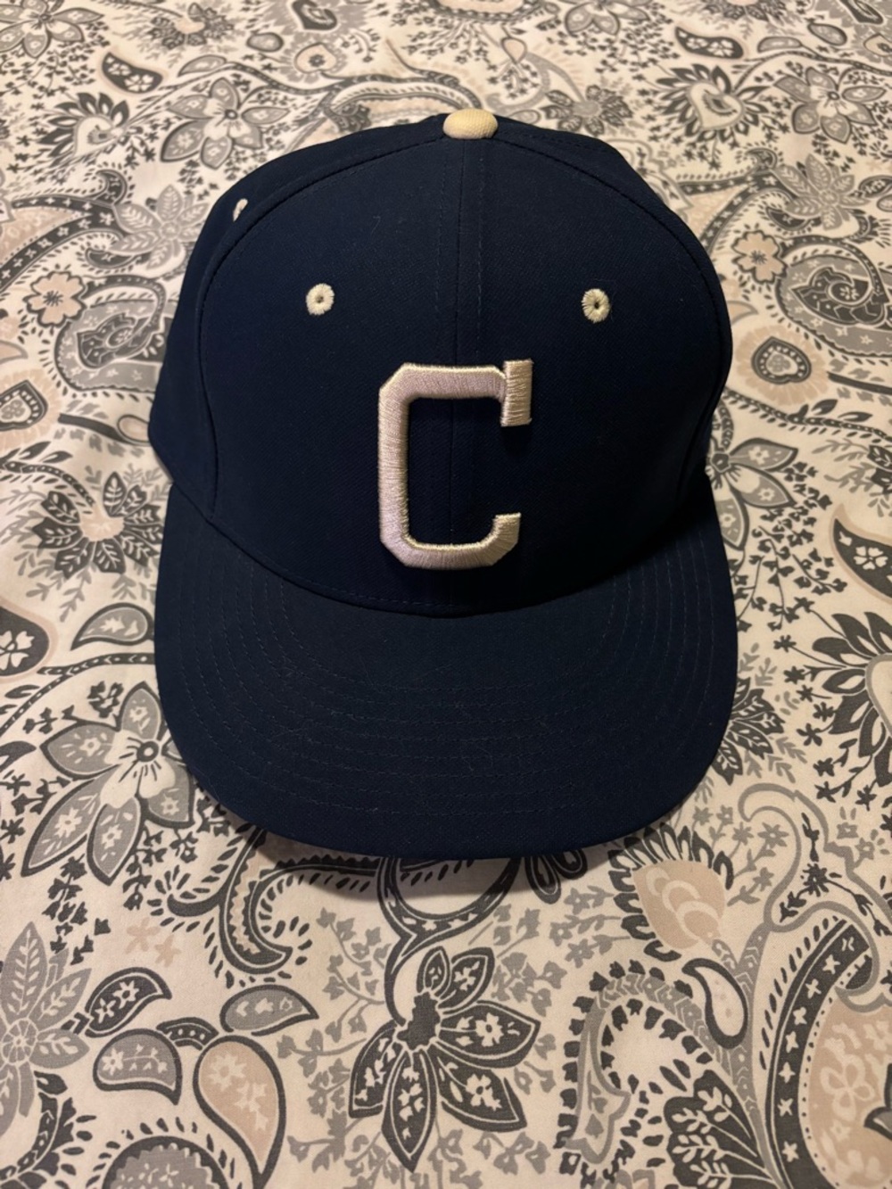 Cleveland Indians / Guardians alternate navy and cream C hat